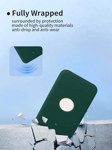 Compatible with Apple iPhone Air MagSafe Battery,UYRUREL Premium Silicone Shockproof Protection Ultra-Thin Design, Comfortable and Skin-Friendly,Green. - color: Green