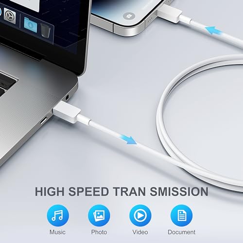 iPhone Charger Fast Charging Original [Apple MFi Certified] 2 Pack Type C Wall Charger Block with 2 Pack 6FT Long USB C to Lightning Cable for iPhone 14/13/12/12 Pro Max/11/Xs Max/XR/X/AirPods Pro