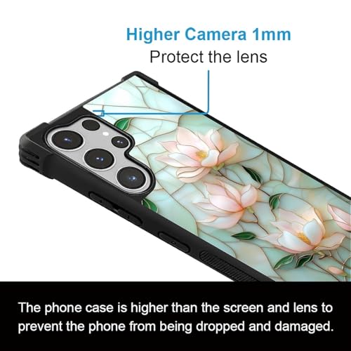 for Samsung Galaxy S26Ultra Case,Soft Silicone Shockproof Bumper Camera Protection Phone Case-Glazed Stone Lotus - color: Glazed Stone Lotus, size: Samsung Galaxy S26Ultra