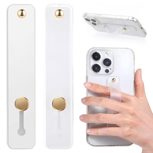 2PCS Phone Grip Finger Holder Loopy Phone Case Phone Grips for Back of Phone Universal Portable Phone Strap for Most Smartphones