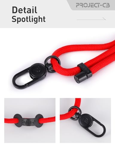 Cell Phone Lanyard 1,Phone Tether Tab 2,Phone Crossbody Strap,Lanyards for Around the Neck,Adjustable Phone Strap(Red-B) - color: Red-b