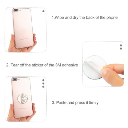 Bonoma Cell Phone Ring Holder,3-Pack 360 Degree Rotating Pineapple - color: Pineapple