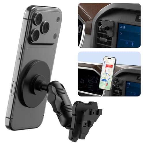 Surfcabin CNC Magnetic Vent Phone Holder for 2021-2026 Ford F150