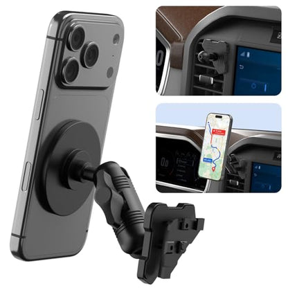 Surfcabin CNC Magnetic Vent Phone Holder for 2021-2026 Ford F150