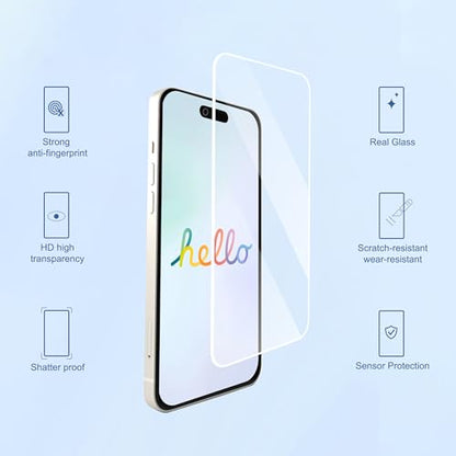 Ailun 3 Pack Screen Protector for iPhone Air, Tempered Glass