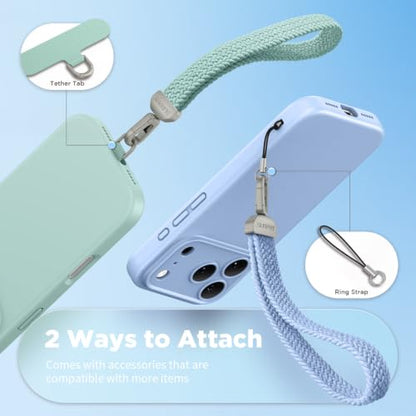 SURPHY Elastic Phone Wrist Strap, Phone Lanyard, Key Chain Lanyards - color: Green