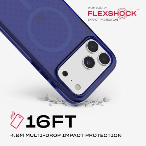 Tech21 EvoCheck with MagSafe for Apple iPhone 17 Pro Max Electric Blue - color: Blue, size: iPhone 17 Pro Max