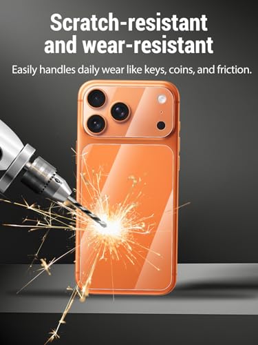 Protective film for iPhone 17 Pro Max, 3-Pack Camera Lens + 3-Pack Back Film Ultra Clear Anti-Scratch PET material Full-Body Protector, Thin & Flexible