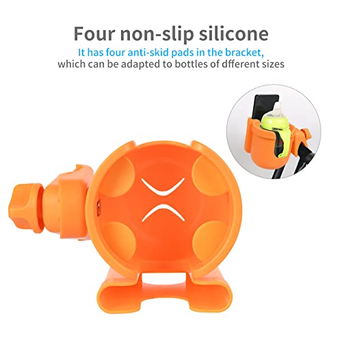 Suranew Cup Holder with Phone for Walker Wheelchair Stroller Orange - color: Orange