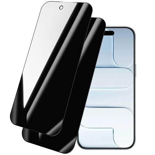 Privacy Screen Protector for iPhone Air (2-Pack) - 9H Tempered Glass with Anti-Scratch & Easy Installation