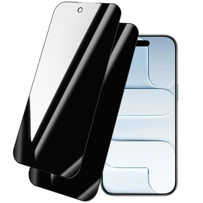 Privacy Screen Protector for iPhone Air (2-Pack) - 9H Tempered Glass with Anti-Scratch & Easy Installation