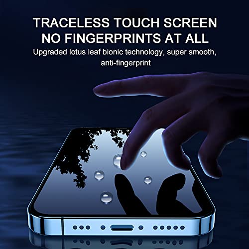 Privacy Screen Protector for iPhone 11/XR,OWRORA 2.5D Edge Full Coverage Anti-Spy 9H Tempered Glass, 6.1’-2 Pack - color: iPhone 11/XR 6.1"-Privacy