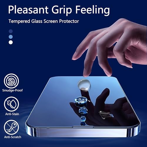 for Xiaomi Poco X6 Pro 5G Screen Protector with Camera Lens Protector, 9H Hardness Anti-Scratch Tempered Glass flim, Case Friendly, Anti-Fingerprint,Anti-Scratch (2+2 PACK) - color: Xiaomi Poco X6 Pro