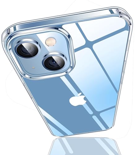 Shockproof Cheap TPU Bumper Clear Cell Phone Cases Compatible with Phone Models Transparent Case 16 15 14 Pro Max Crystal Clear (IP 15 6.1 Inch) - size: iP 15 6.1 Inch