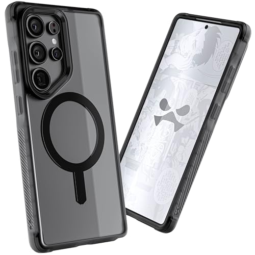 Ghostek Covert S25 Ultra MagSafe Case Clear with Magnetic Ring, Slim Thin Military Grade Shockproof Phone Cover Compatible with 2025 Samsung Galaxy S25Ultra (6.9") (Smoke Matte) - color: Smoke Matte, size: Galaxy S25 Ultra