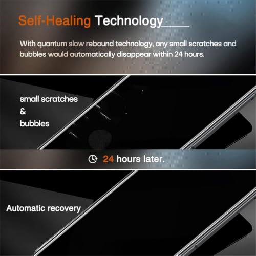 Ferilinso Privacy Screen Protector for Samsung Galaxy Z Flip 6/Z Flip 7 FE - size: Samsung Galaxy Z Flip 6 / Z Flip 7 FE