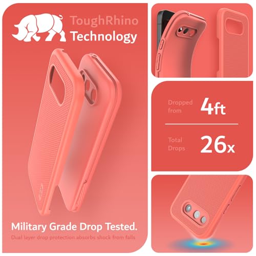 TUDIA for Google Pixel 10a Case (2026) - [MergeGrip] Dual Layer Heavy Duty Slim [Military Grade Drop Tested] Shockproof Protective Pixel 10A Phone Cases - Berry - color: Berry, size: Pixel 10a Standard