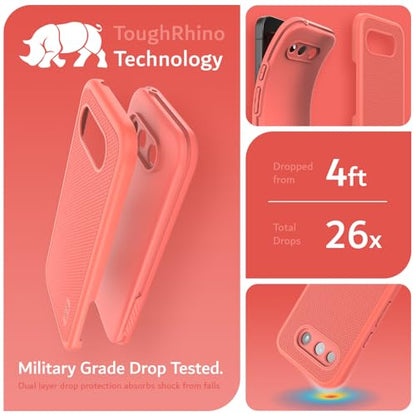 TUDIA for Google Pixel 10a Case (2026) - [MergeGrip] Dual Layer Heavy Duty Slim [Military Grade Drop Tested] Shockproof Protective Pixel 10A Phone Cases - Berry - color: Berry, size: Pixel 10a Standard