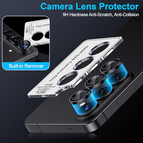 Mothca 2 Pack Matte Glass Screen Protector for Samsung Galaxy S26 6.3-inch + 1 Set Camera Lens Protector [Auto Fit Box] Dust Free Easy Installation Anti-Glare Tempered Glass, Smooth as Silk