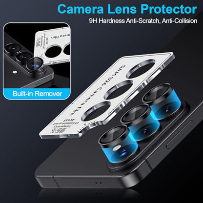 Mothca 2 Pack Matte Glass Screen Protector for Samsung Galaxy S26 6.3-inch + 1 Set Camera Lens Protector [Auto Fit Box] Dust Free Easy Installation Anti-Glare Tempered Glass, Smooth as Silk