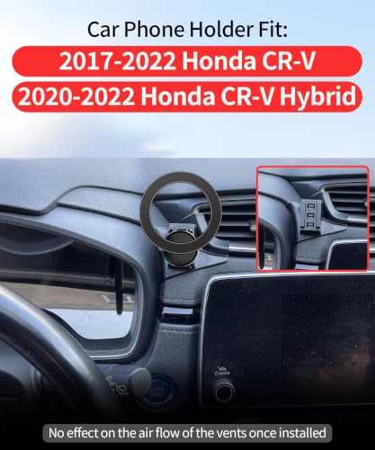 Car Phone Holder for Honda CR-V 2017-2022, CRV Hybrid 20-22 Magsafe Mount - size: for 2017-2022 CR-V/2020-2022 CRV Hybrid