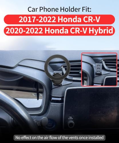 Car Phone Holder for Honda CR-V 2017-2022, CRV Hybrid 20-22 Magsafe Mount - size: for 2017-2022 CR-V/2020-2022 CRV Hybrid