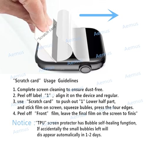 Screen Protector Compatible for Boquaw/Kimeag S67 Smart Watch 1.43" (6 Pack) Clear TPU Soft Protective Film Compatible for Basznrty S61 Smart Watch