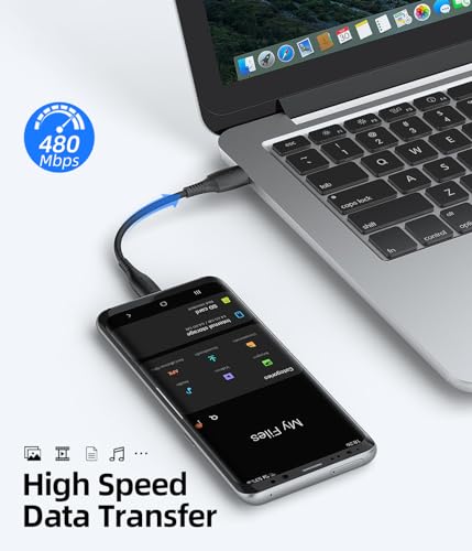 Short USB A to USB C Cable 1ft/ 12inch 3Pack, USB C Cable Fast Charging - size: 1FT