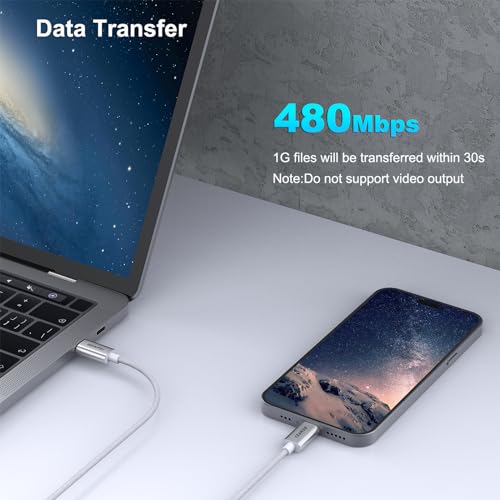 BENFEI 100W Silicone USB C Fast Charging Cable(3.3ft), Aluminum Shell, Woven Design for iPhone 15/15Pro/15Plus/15ProMax MacBook Pro/iPad Pro/Air 4,Samsung Galaxy S23+/S23
