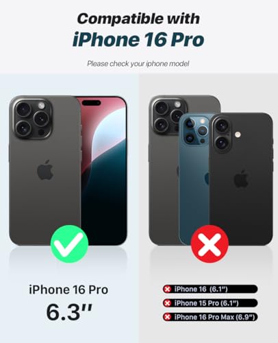 OCASE for iPhone 16 Pro Case Detachable Wallet Case with Card Holder, 2 in 1 Pu Leather Flip Folio with RFID Blocking Stand Wrist Strap Shockproof Phone Cover 6.3 Inch 2024, Blue - color: Blue, size: iPhone 16 Pro