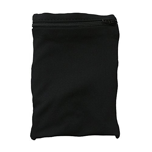 Sprigs Wrist Wallet Running Wristband Pocket for Keys Cards Cash ID Phone - color: Black/Pink