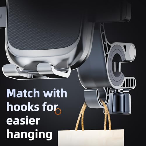 Motorcycle Phone Mount with Shock Absorber - Anti-Vibration Handlebar Phone Holder, Adjustable, Compatible with Bicycles, Scooters, ATVs, Fits 5.4-6.9 Inch Smartphones