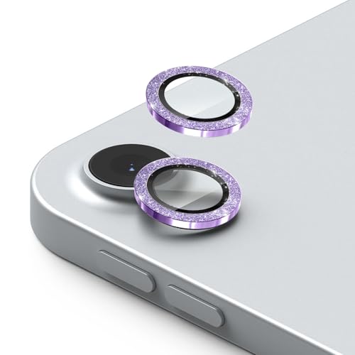 Zeking 2 Set for iPad Air 11 2026 Camera Lens Protector - color: Glitter Purple