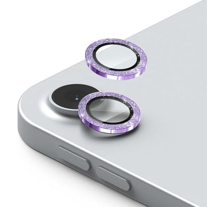 Zeking 2 Set for iPad Air 11 2026 Camera Lens Protector - color: Glitter Purple