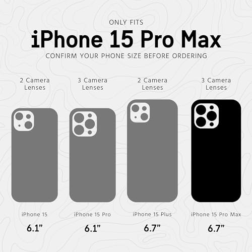 Pelican Ranger Series - iPhone 15 Pro Max Case 6.7" [Compatible with MagSafe] [Anti-Yellow] Magnetic Phone Case with Anti-Scratch Tech [12ft MIL-Grade Drop Protection] Cover for 15 Pro Max - Clear | Rugged Magnetic Phone Case w/12ft Military-Grade Drop Pr