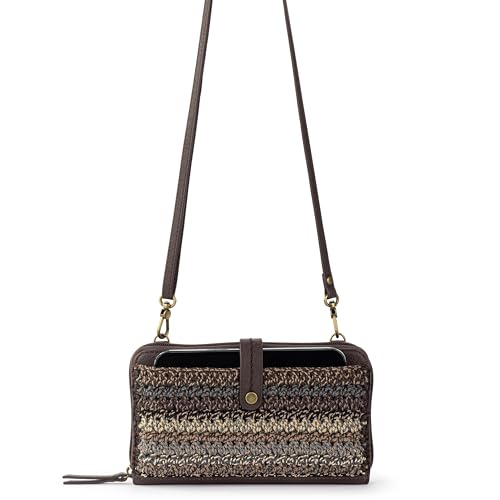 The Sak Iris Smartphone Crossbody Purse - Small Women's Cellphone Bag & Wallet For Everyday- Convertible Wristlet With Zipper | Fits Most Smartphones, Card Slots & Zip Pocket, Detachable Wristlet & Crossbody Straps, Hands-Free for Travel & Errands - color