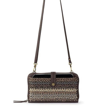 The Sak Iris Smartphone Crossbody Purse - Small Women's Cellphone Bag & Wallet For Everyday- Convertible Wristlet With Zipper | Fits Most Smartphones, Card Slots & Zip Pocket, Detachable Wristlet & Crossbody Straps, Hands-Free for Travel & Errands - color