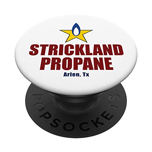 Strickland Propane - Arlen Texas Yellow Star BBQ PopSockets PopGrip: Swappable Grip for Phones & Tablets