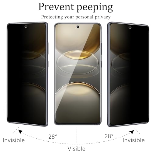 KAREEN 2 Pack Privacy Screen Protector for Samsung Galaxy A71 / A72 / A73 - size: [Privacy]Samsung A71