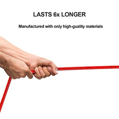 USB to Lightning Cable, 5 Pack iPhone Charger Fast Charging Cord (Red) - color: Red, style: USB-A to L