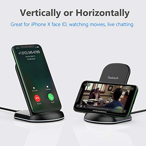 Yootech [2 Pack] Wireless Charger,10W Max Wireless Charging Stand