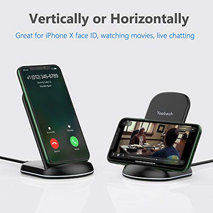 Yootech [2 Pack] Wireless Charger,10W Max Wireless Charging Stand