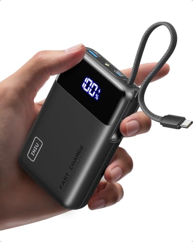 INIU Portable Charger, Smaller 45W Fast Charging Power Bank, 20000mAh Black - color: Black, size: 20000mAh