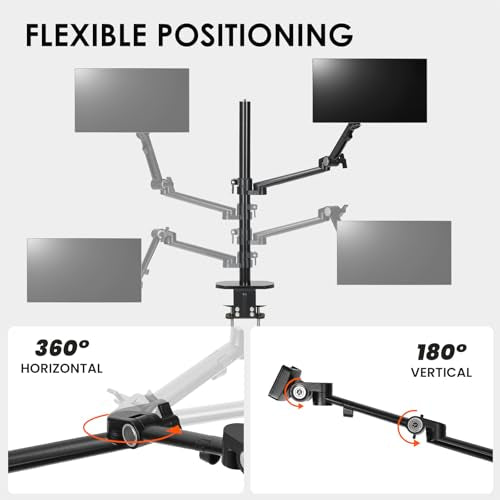 TARION 19" Modular Arm Mount with Tablet Holder VESA Mount Titanrig Arm X - size: Arm X (Monitor / Laptop)