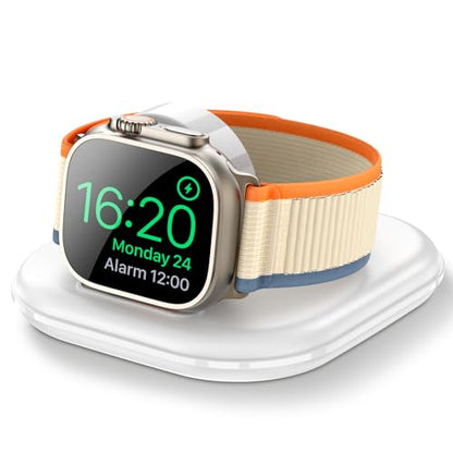 2026 Upgraded Fold for Apple Watch Charger Stand - color: White