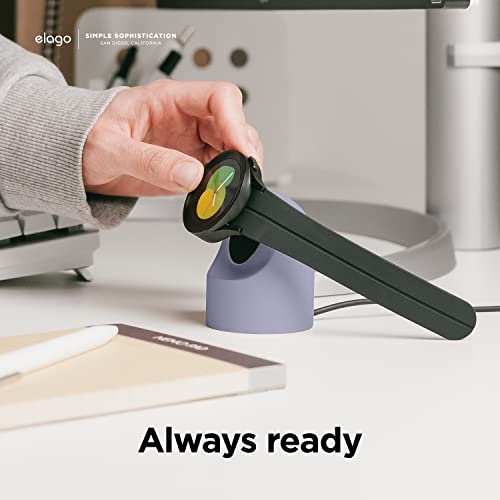 elago GW2 Charging Stand for Samsung Galaxy Watch Series - color: Lavender Grey