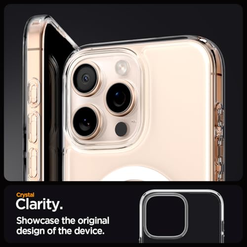 Spigen for iPhone 16 Pro Case, Ultra Hybrid MagFit [Anti-Yellowing] [Compatible with Magsafe] - Clear - color: Clear, size: iPhone 16 Pro