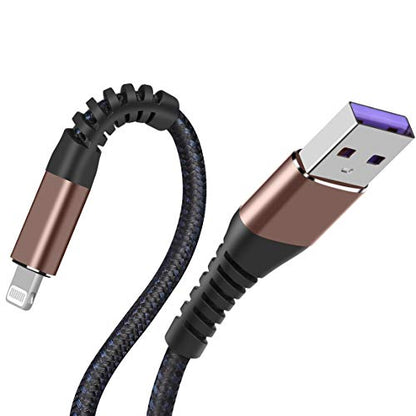 [ Apple Certified 2pack ] iPhone Charger,Lightning Cable, Fast Charging Cables for Apple iPhone 12/11/11Pro/11Max/ X/XS/XR/XS Max/8/7/6/5S/SE/iPad Mini Air (6ft, Brown) - color: Brown, size: 6foot