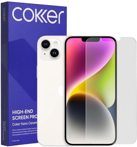 COKER [2 PACK Matte Paperfeel Screen Protector for iPhone 14Plus – Korean Precision 9H Hardness, Anti-Glare, Anti-Scratch, Anti-Fingerprint, Anti-Blue Light Easy Install for iPhone14 Plus - size: iPhone14 Plus