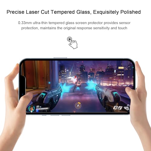 SIBEITU Screen Protector for iPhone 11 Pro Max 6.5 Inch Tempered Glass | 3 Pack Screen + 3 Pack Camera Lens Protector, HD Clear 9H Hardness, Scratch Resistant, Sensor Protection, Case Friendly - size: iPhone 11 Max 6.5"